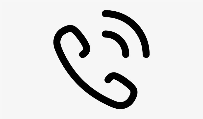 Phone Call Vector - Ringing Phone Symbol, transparent png #2454025