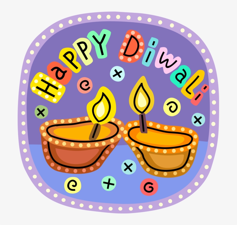 Vector Illustration Of Diwali Candle Festival Of Lights - Mystery, transparent png #2454240
