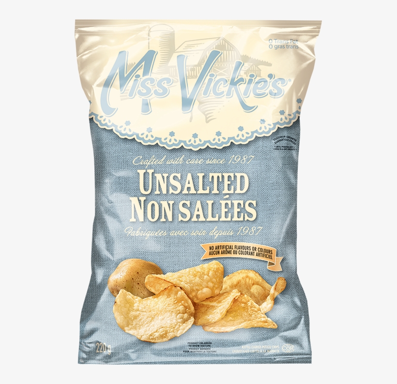 Miss Vickie's® Unsalted Kettle Cooked Potato Chips - Miss Vickie's Jalapeno Kettle Cooked Potato Chips, transparent png #2454263