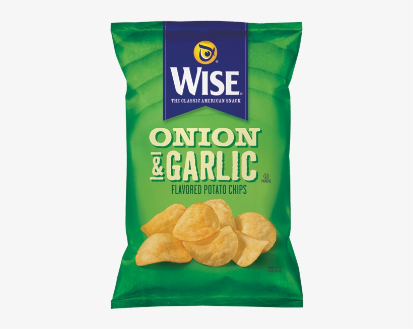 Potato Chips Onion & Garlic - Wise Onion And Garlic Chips, transparent png #2454481