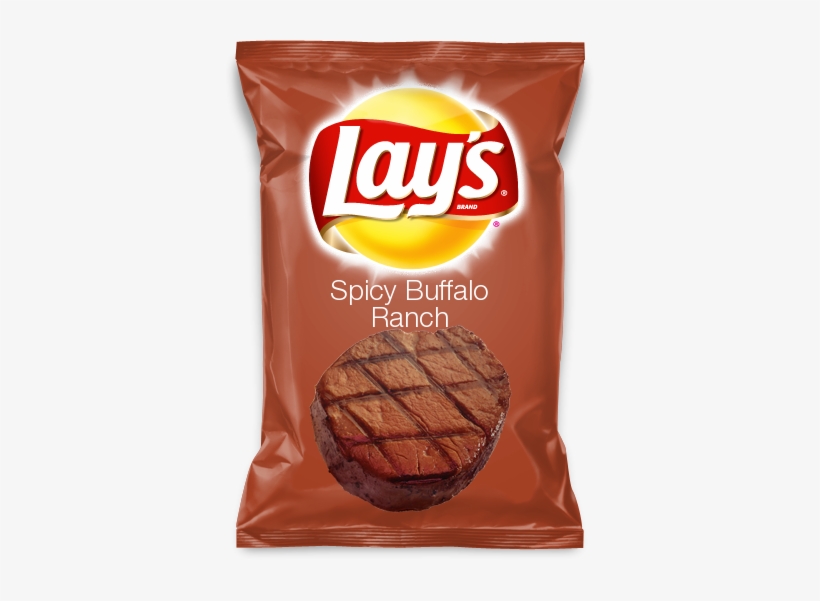 Spicy Buffalo Ranch Go To The Page And Like The Flavor - Lays Potato Chips, Salt & Vinegar Flavored - 2.75, transparent png #2454540