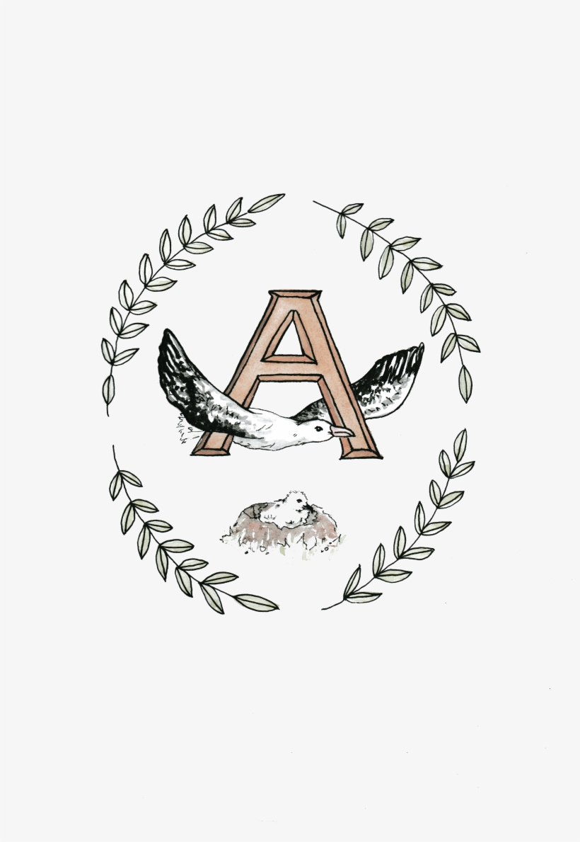 Alphabet Art Print Hand Painted Watercolour Design - Emblem, transparent png #2454850