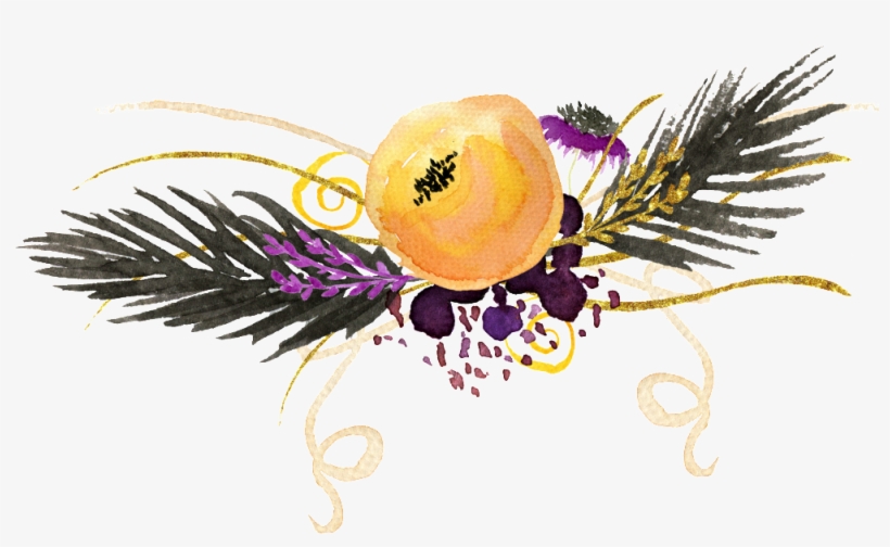 Flying Orange Flower Transparent Decorative - Eleville 8x10 Strong Beautiful Brave Courageous Floral, transparent png #2455231