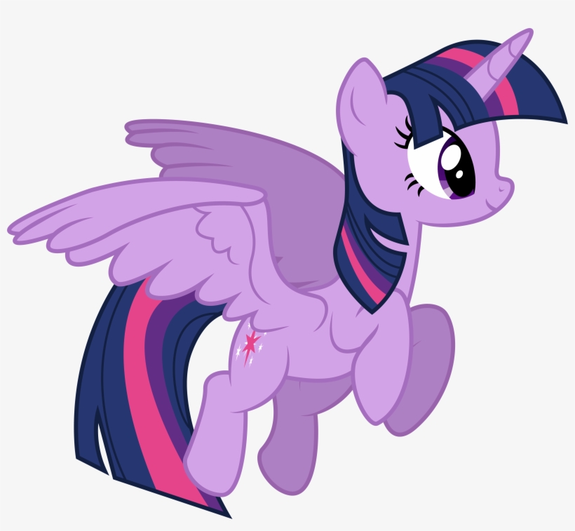 Twilight Vector Flying Clip Art Freeuse Download - My Little Pony Twilight Sparkle Flying, transparent png #2455271