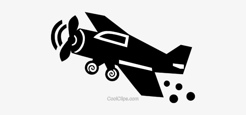 Prop Plane Royalty Free Vector Clip Art Illustration - Monoplane, transparent png #2455379