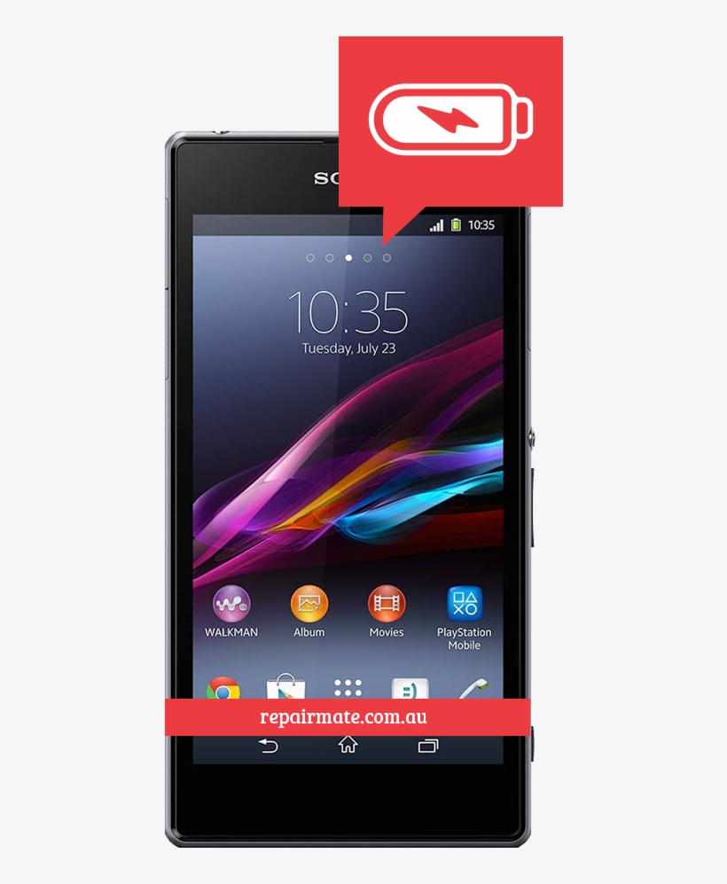 Sony Xperia Z1 Battery Replacement - Sony Xperia Z1, transparent png #2456234