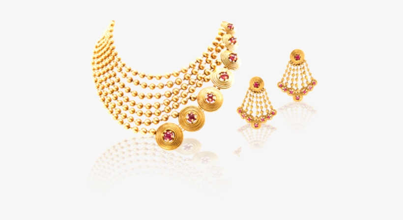 Gold Necklaces - Modern Gold Jewellery Design, transparent png #2456330