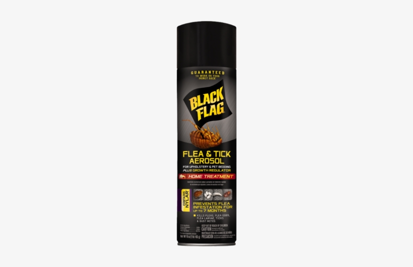 Black Flag® Flea & Tick Aerosol For Upholstery & Pet - Black Flag 32 Oz Concentrate Extreme Lawn Insect Killer, transparent png #2456402