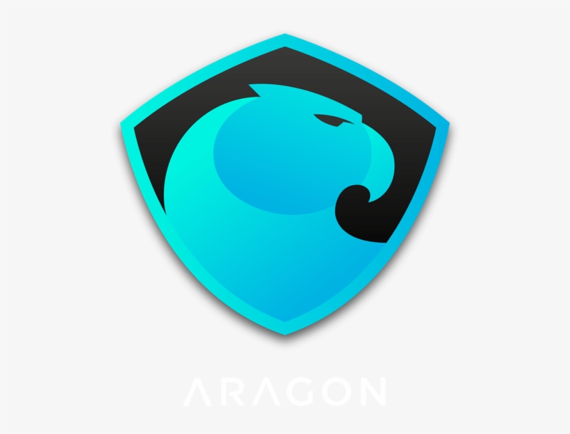 Light Text Png - Aragon Coin Logo Png, transparent png #2456860