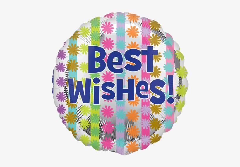 Home / Something Nice To Say / Bright Best Wishes - Best Wishes Balloon, transparent png #2456932
