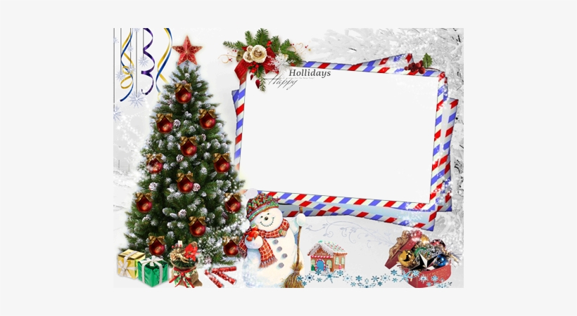 Letter To The New Year With Best Wishes - Christmas Frames, transparent png #2457096