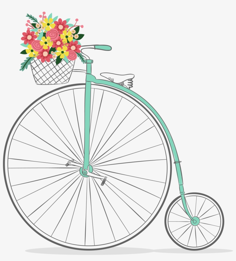 Visit - Romantic Bicycle Png, transparent png #2457418