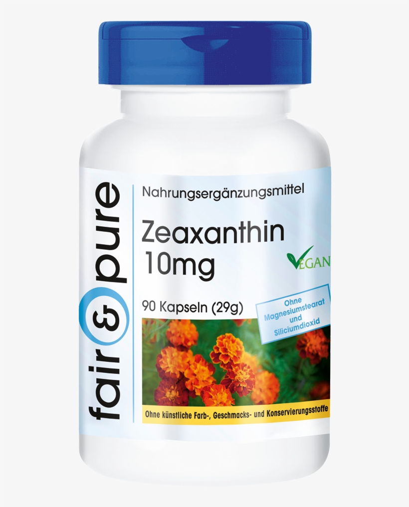 Zeaxanthin 10mg From 50mg Marigold Flower Extract - Iodine 150g From Potassium Iodide - In Pure Form -, transparent png #2457477