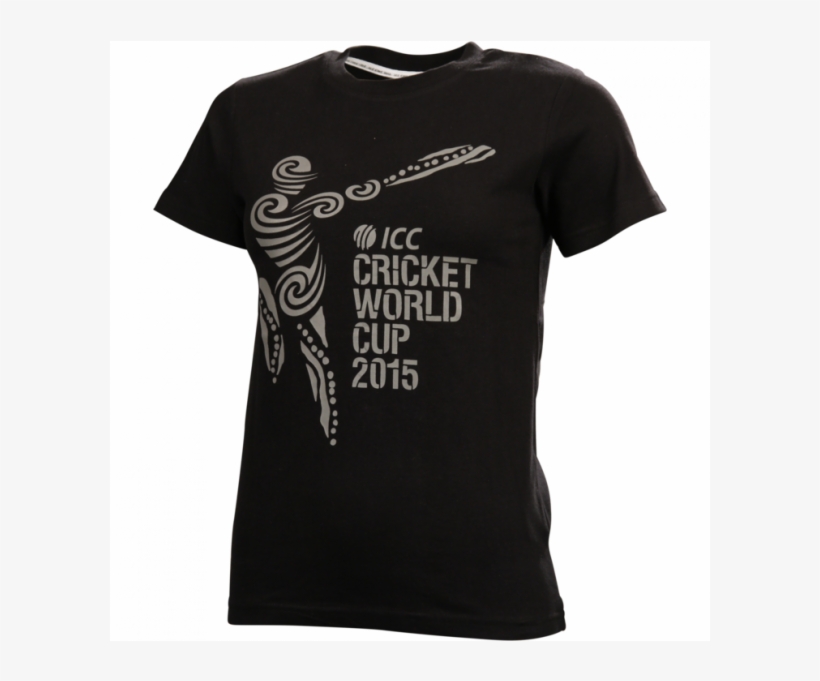 Official Icc Cricket World Cup 2015 Kids Black Logo - Cricket World Cup 2015 Stubby Holder, transparent png #2457797
