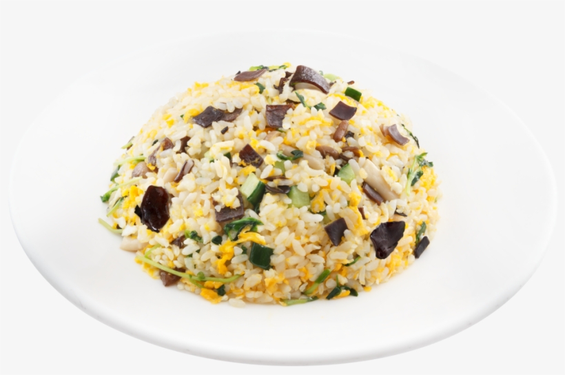 Vegetable & Mushroom Fried Rice 什菜蛋炒饭 - Food, transparent png #2458328