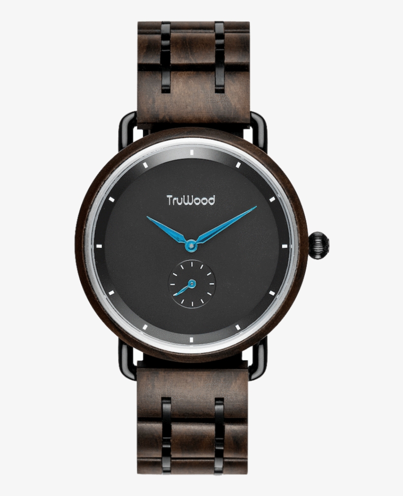 Quartz Wooden Watch With 100% Natural Black Sandalwood - Fossil Gen 4 Smartwatch, transparent png #2458588
