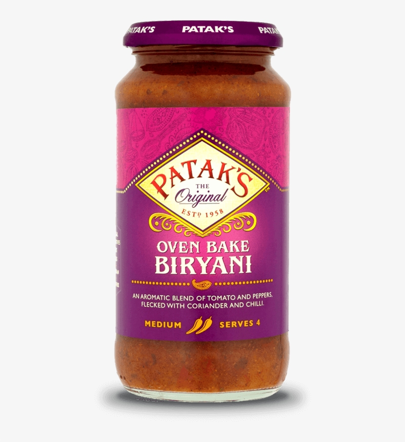 Oven Bake Biryani Sauce - Pataks Biryani Cooking Sauce, transparent png #2458683