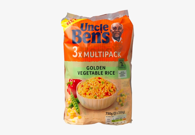 T4020 Ub Special Multipack 3x250g Golden Veg - Uncle Bens Express Golden Vegetable Rice Delivered, transparent png #2459075