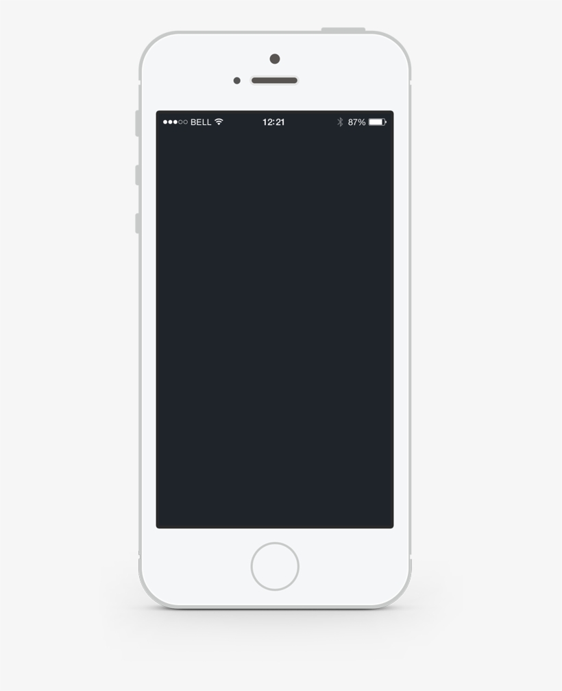 Iphone Slider - Iphone 8 Black Screen, transparent png #2459738