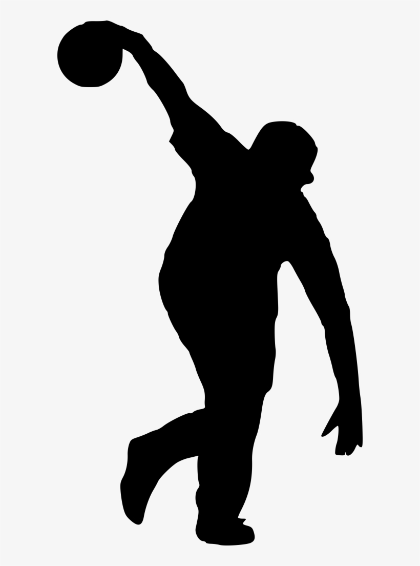 Sport Png Free Images Toppng Transparent - Bowling Player Silhouette Png, transparent png #2460049