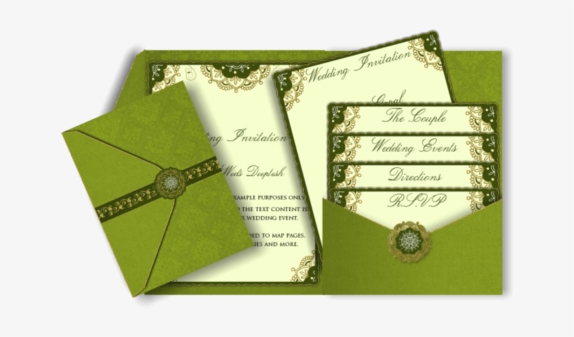 Wedding Invites - Light Green Wedding Invitation, transparent png #2460211