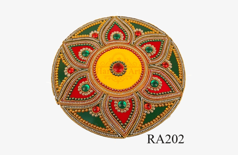 Rangoli Acrylic For Diwali - Circle, transparent png #2460215