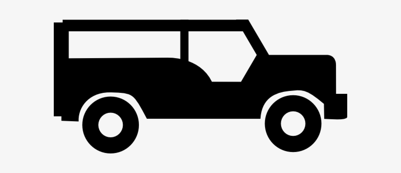 Clip Art At Clker Com Vector Online - Jeepney Clipart Black And White, transparent png #2460217