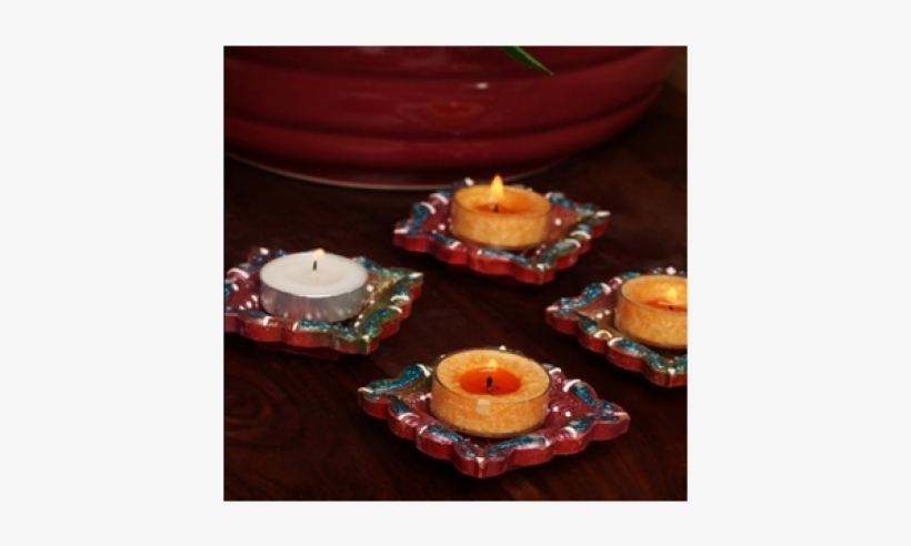 Green Leaf Store Gls Clay Diyas & Thali Cd09 - Clay, transparent png #2460263