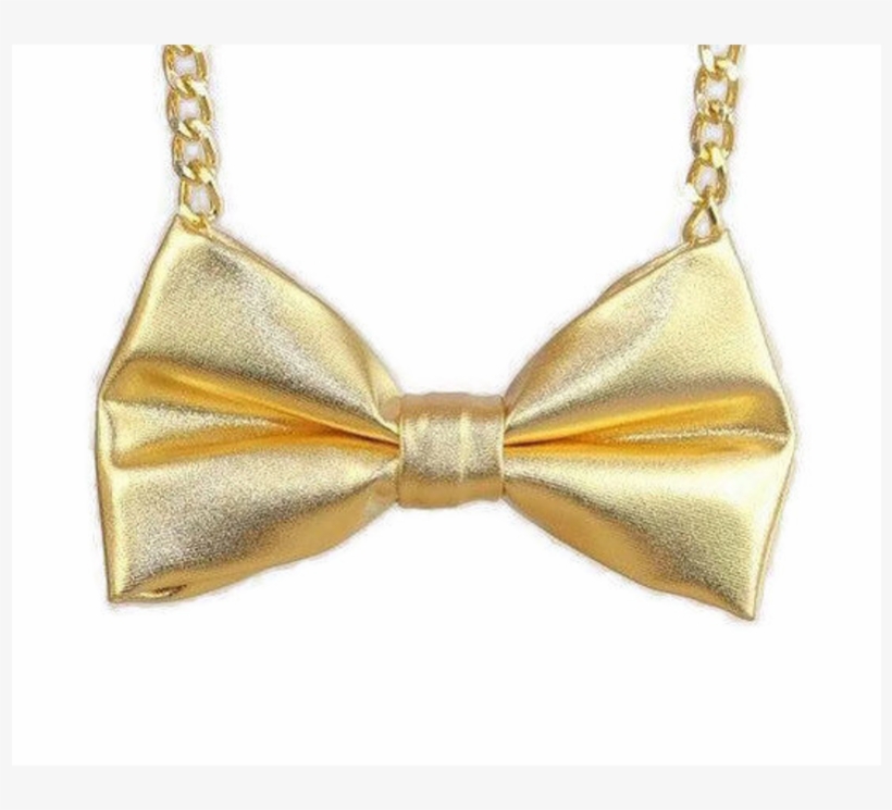 Gold Bow - Satin, transparent png #2460372