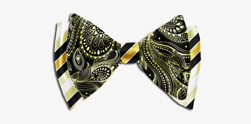 Be The First To Review “design Your Own Custom Bow - Black And Gold Bow Tie Png, transparent png #2460377