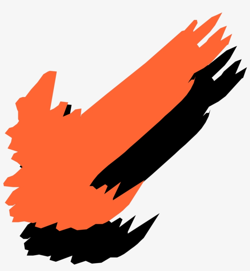 Orange Arrow Png For Kids - Diagonal Arrow Png 3d, transparent png #2460652