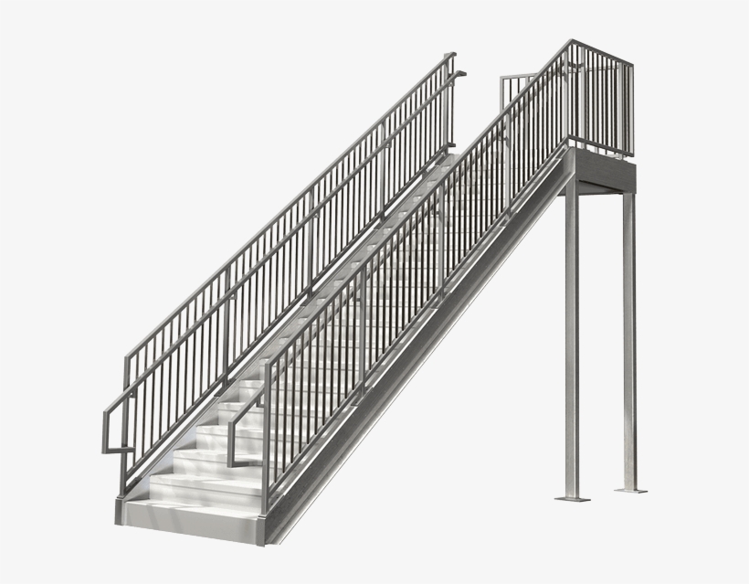 Commercial Stairs - Rail Terminology Uk, transparent png #2460840
