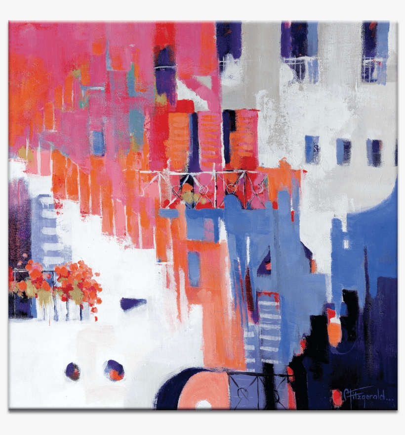 Stairs To Happiness - Painting, transparent png #2460970