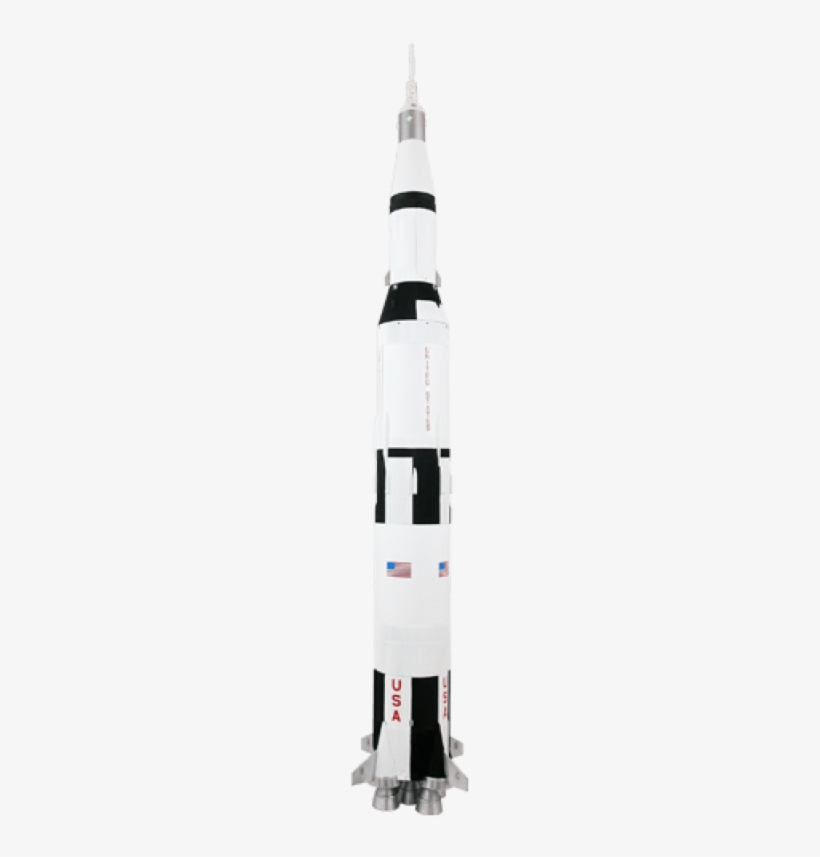 Saturn V Rocket Transparent Png - Saturn 5 Rocket Png, transparent png #2461001