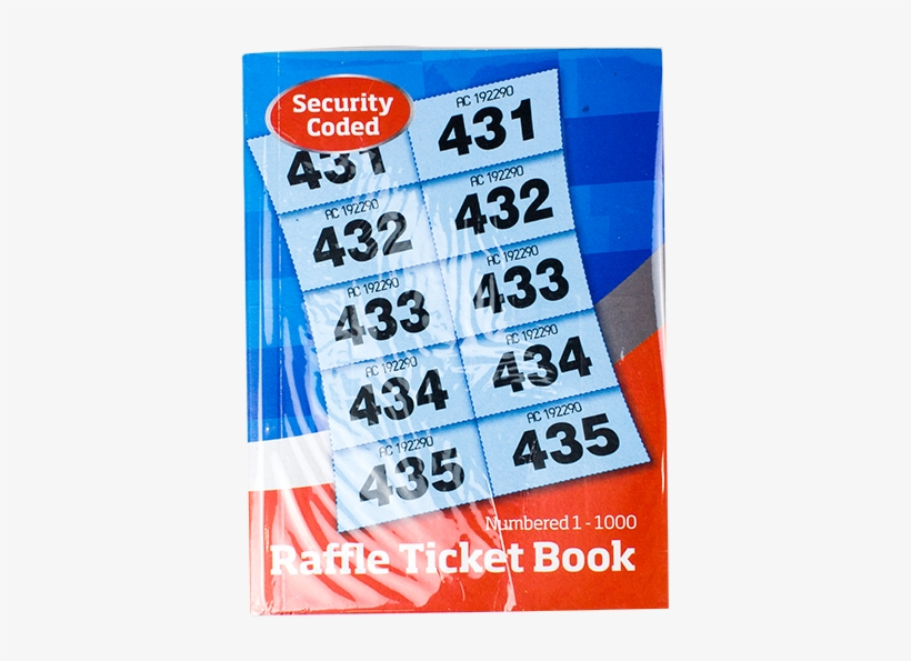 Raffle Tickets 1-1000 Book - Raffle Tickets, transparent png #2461253