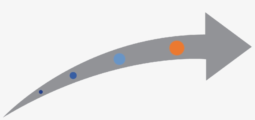 Flèche Graphique Progression D'une Personne - Fleche Parcours, transparent png #2461395