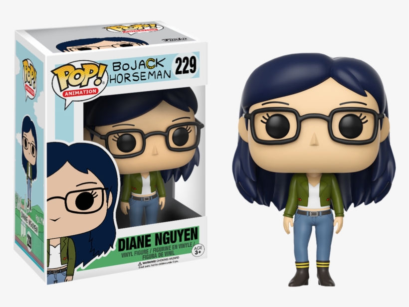 Diane Nguyen Pop Vinyl Figure - Funko Pop Bojack Horseman, transparent png #2461550