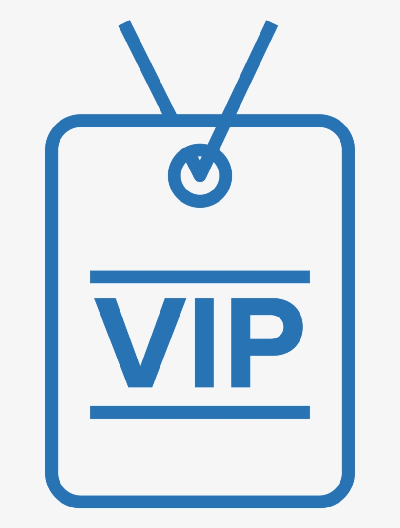 Events Blue - Vip Pass Icon, transparent png #2461595