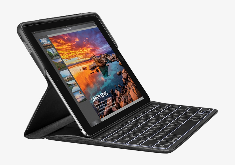 Create Folio For Ipad Pro - Logitech Ipad Pro Keyboard, transparent png #2461769