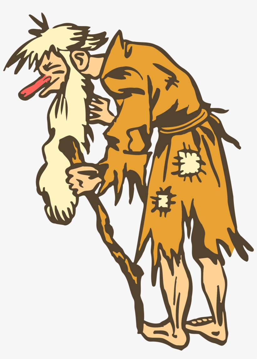 This Free Icons Png Design Of Old Beggar, transparent png #2462238