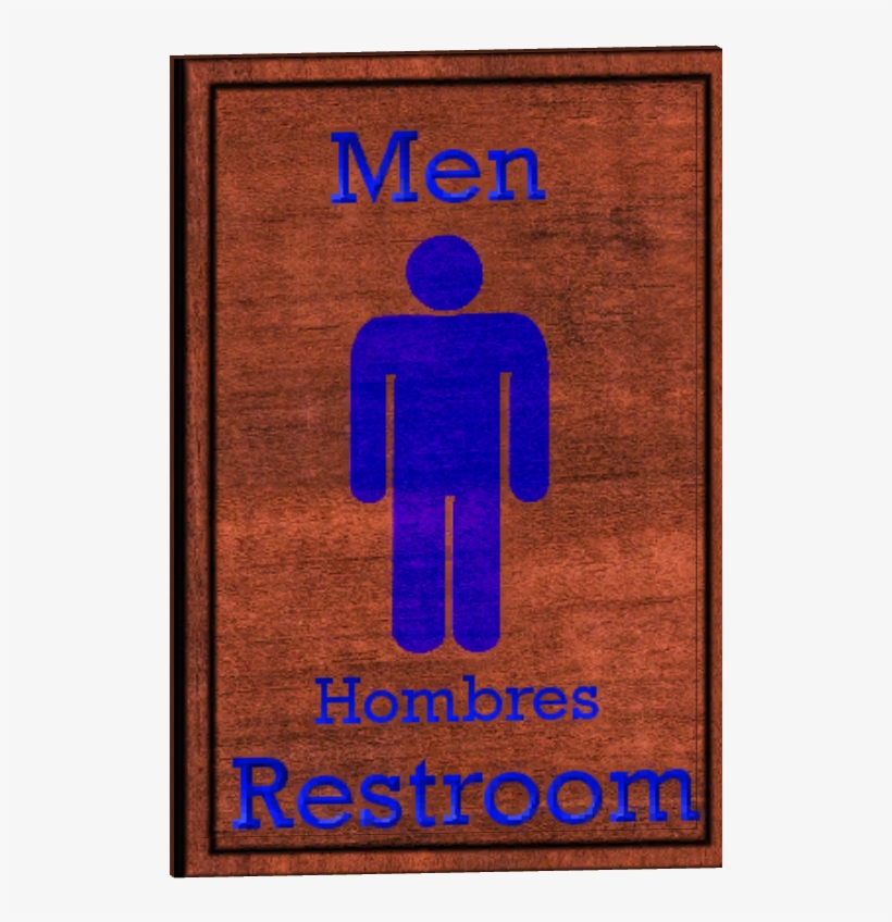 Restroom Signs 02 - Poster, transparent png #2462959