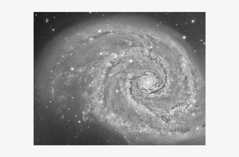 The Curve Is Fitting Curve, And The Circle Is Boundary - M51, transparent png #2462960