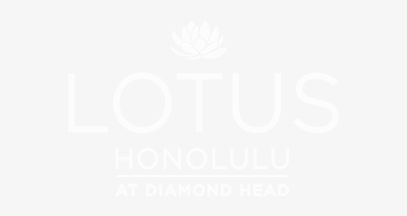 Lotus Honolulu Logo White - Lotus Honolulu At Diamond Head, transparent png #2463002