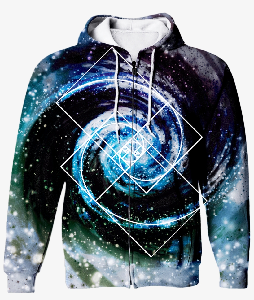 Mock-up Of The Galaxy Full Zip Design Made By Disillusion - Design, transparent png #2463328