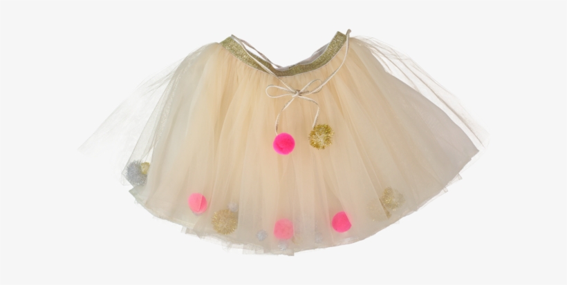 Les Pompoms Tutu In Gold - Miniskirt, transparent png #2463748