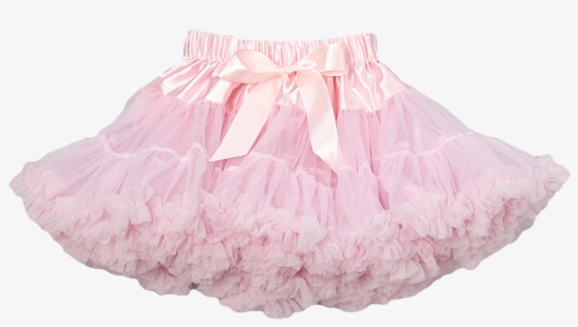 Pink Chiffon Pettiskirt Tutu - Miniskirt, transparent png #2463773