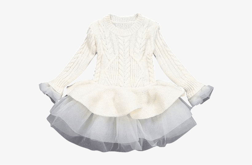 Petite Bello Dress Beige / 2-3t Aileen Crochet Tutu - Dress, transparent png #2464014