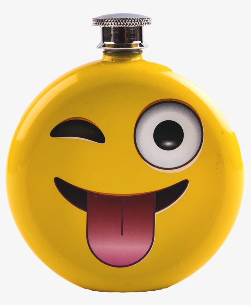 Front View Of Emoji Flask - Emoji Flask, transparent png #2464252