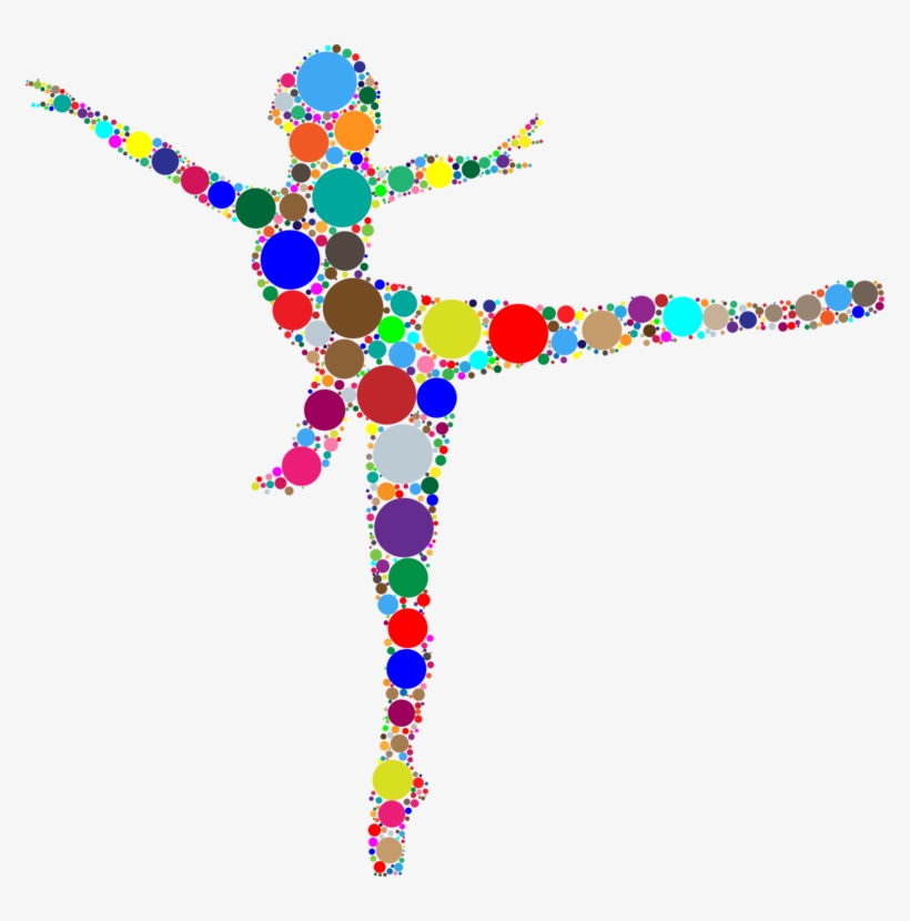 Ballet Dancer Tutu Art - Ballet Dancer Colorful, transparent png #2464255