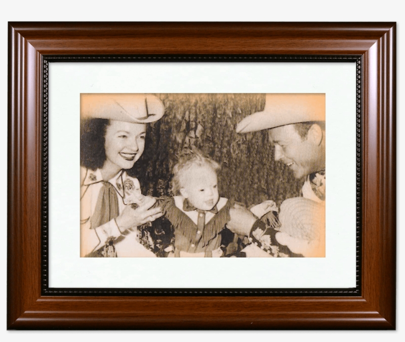 Framed Picture Of Dale, Robin And Roy Rogers - Picture Frame, transparent png #2464541